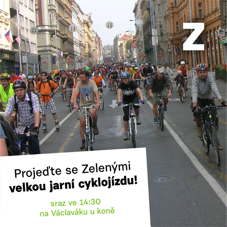 Velká jarní cyklojízda: V sobotu se na pražském Václavském náměstí sjedou cyklisté ze čtyř směrů