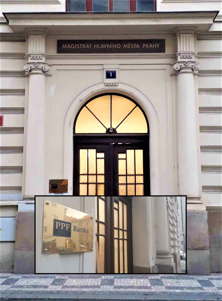 ppf banka v budově magistáru