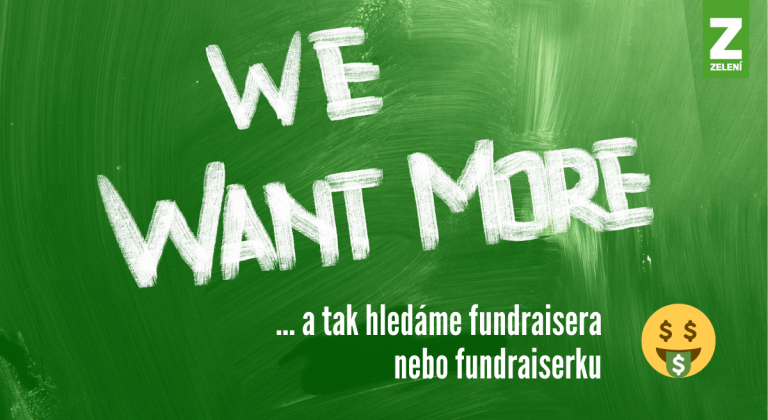 Hledá se fundraiser*ka pražské organizace Zelených