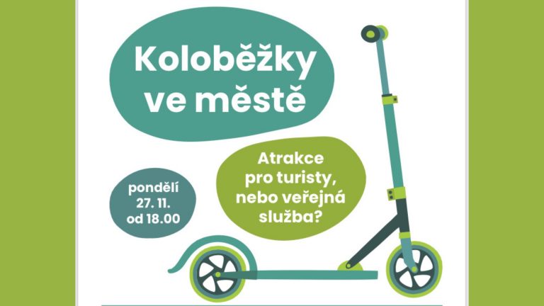 Sdílené koloběžky – ANO, nebo NE?